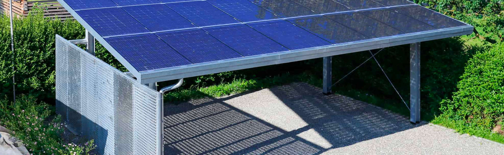 Solarcarport Montage